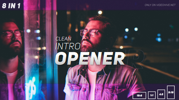 Clean Intro Opener - VideoHive 33100828