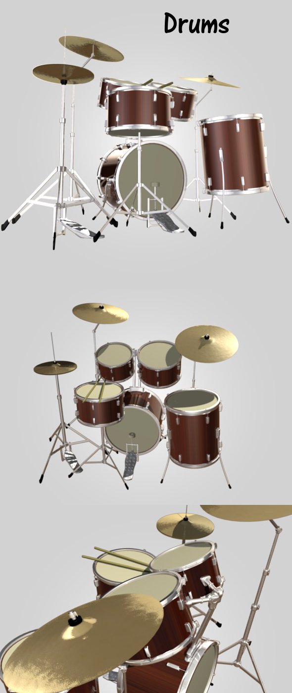 Drums - 3Docean 107726