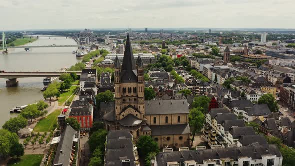 The Great Saint Martin Church is a Catholic Church in the Central of Cologne alt