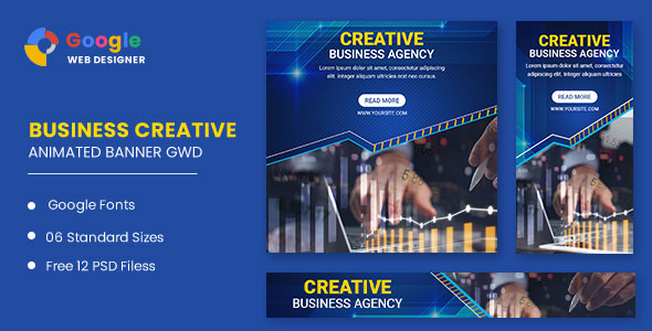 Business Agency Animated Banner Google Web Designer