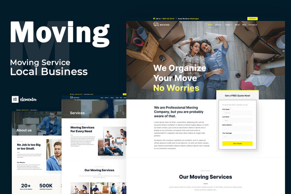 Moving Service - ThemeForest 33034798