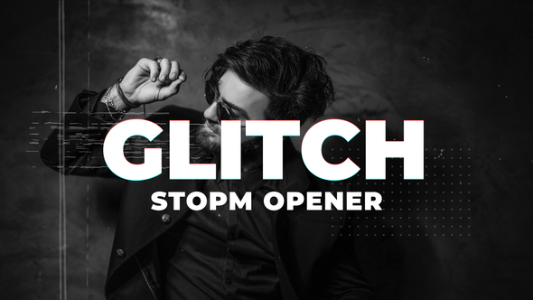 Glitch stomp opener - VideoHive 33109695