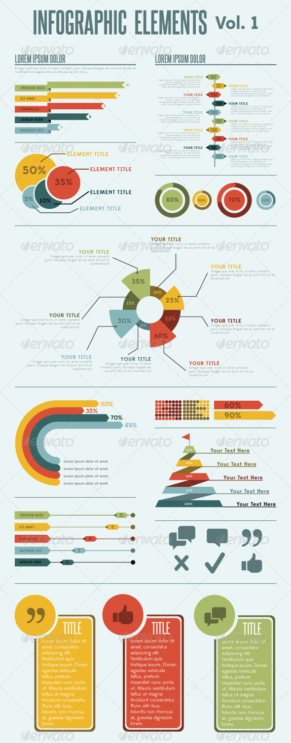 Infographic Elements - Vol. 1 - Infographics