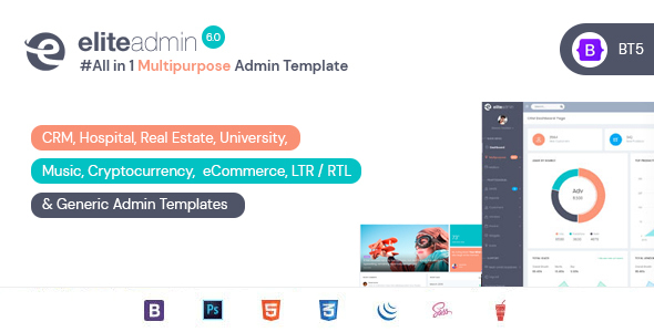 Elite Admin - Bootstrap 5 Dashboard template