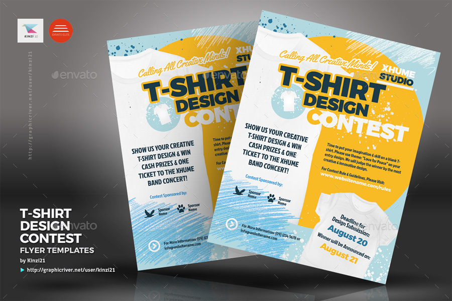 T-shirt Design Contest Flyers - ClassB® Custom Apparel and Products
