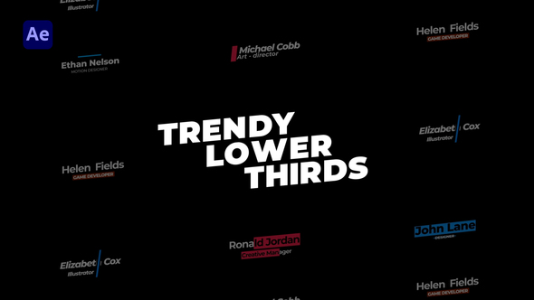 Trendy Lower Thirds