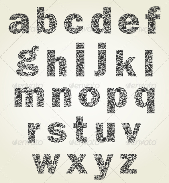Animal alphabet - Miscellaneous Vectors