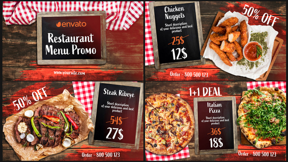 BBQ Menu - VideoHive 33124422