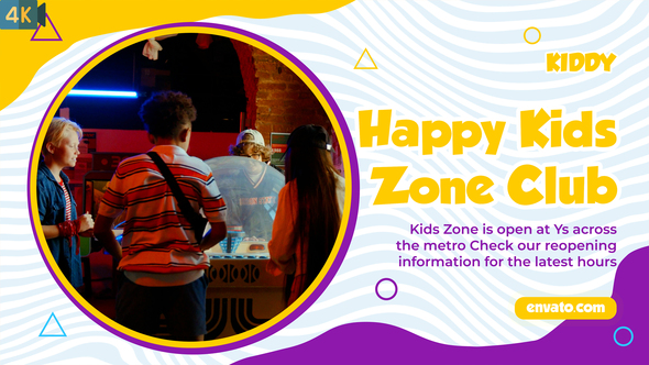 Kids Zone Slideshow | MOGRT, Premiere Pro Templates | VideoHive