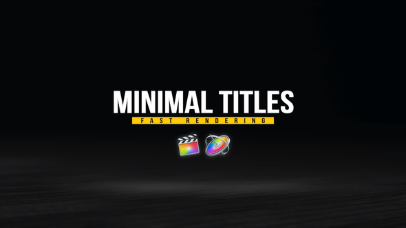 Minimal Titles Pack for FCPX