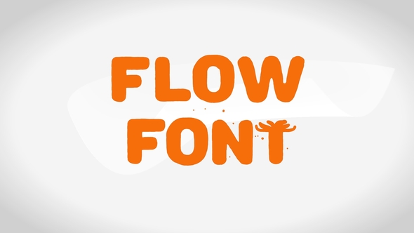 Flow Font - VideoHive 33110938