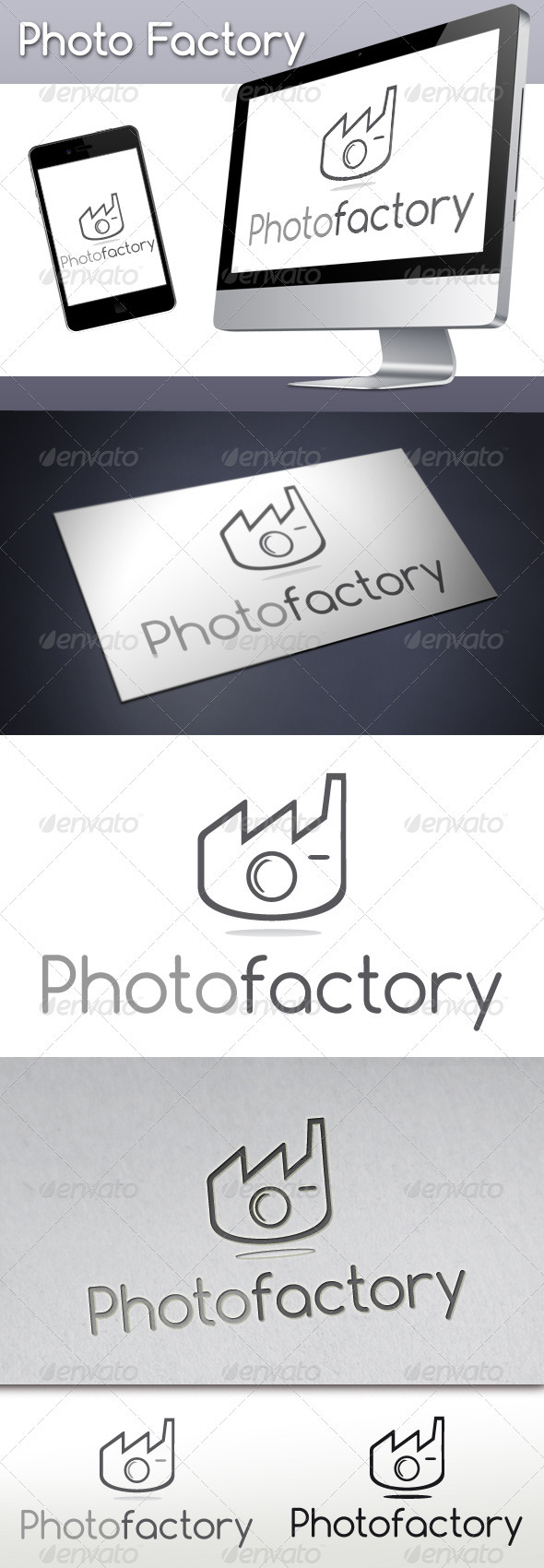 Photo Factory Logo - Objects Logo Templates
