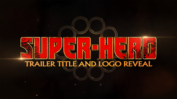 Super Hero Trailer Title And Logo Reveal