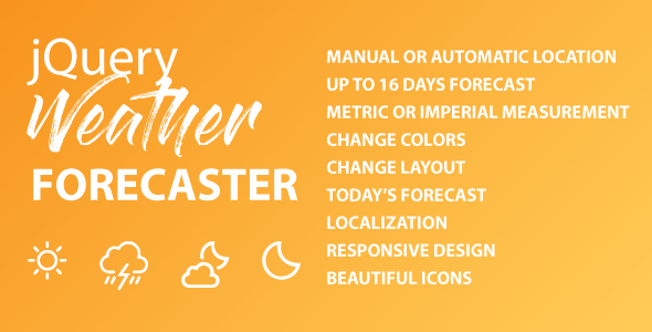 jQuery Weather Forecaster
