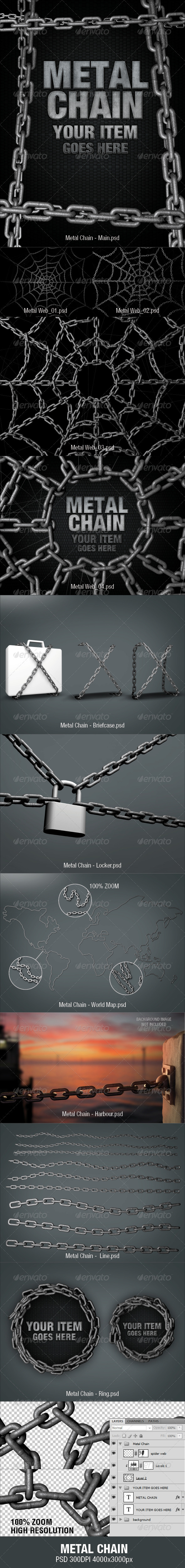 Metal Chain - Miscellaneous 3D Renders