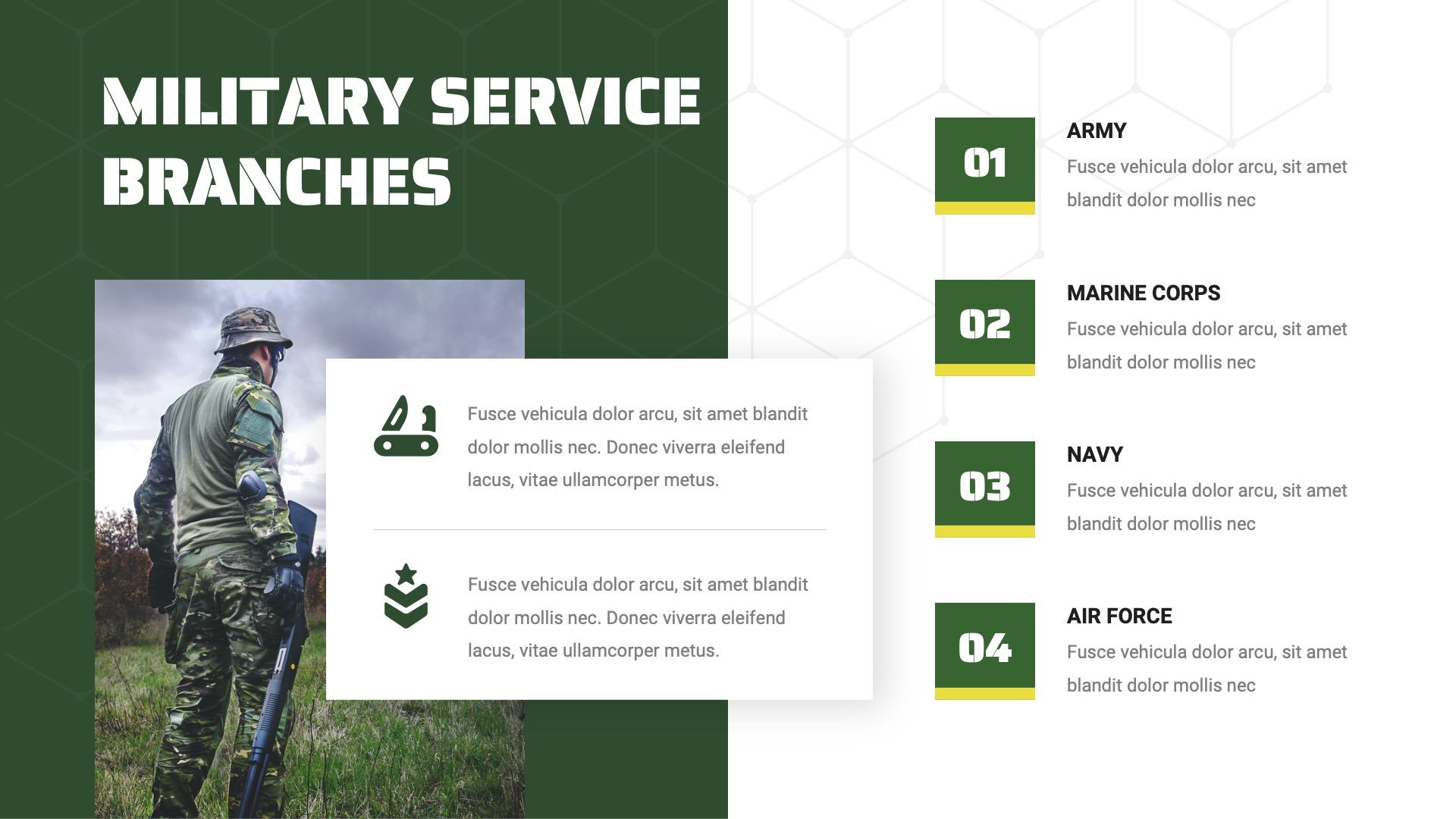 ARMORY - Military Education & Training Powerpoint Template ...