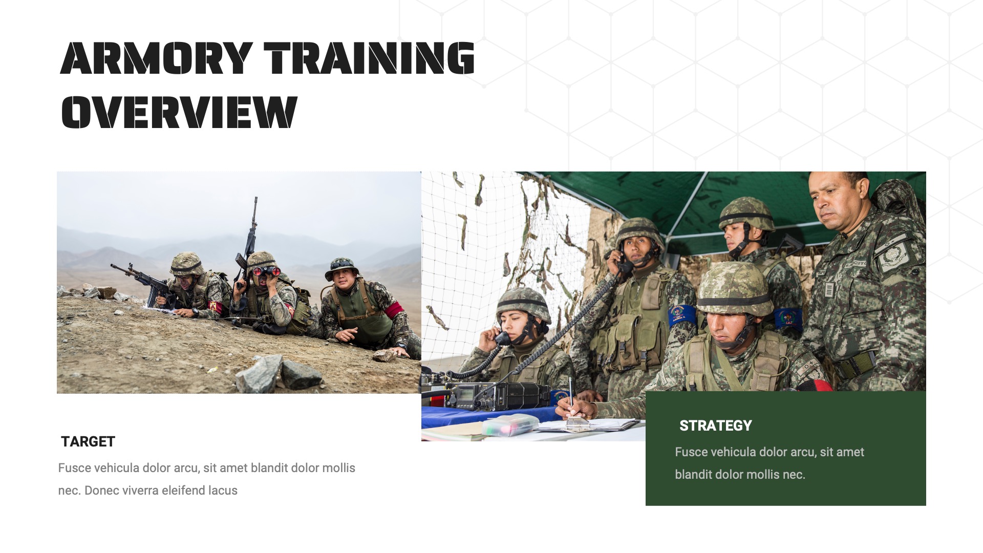 ARMORY - Military Education & Training Powerpoint Template ...