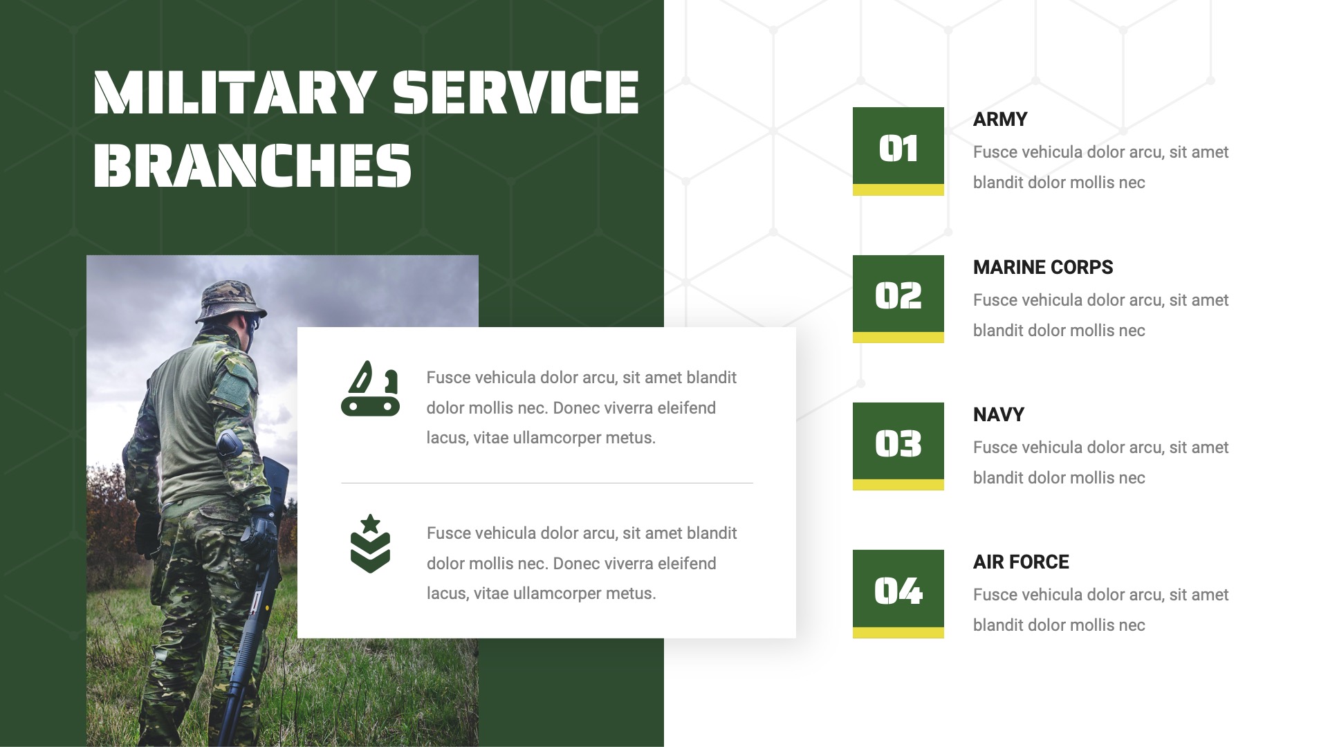 ARMORY - Military Education & Training Google Slides Template ...