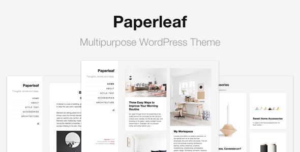 Paperleaf - Multipurpose - ThemeForest 15921992