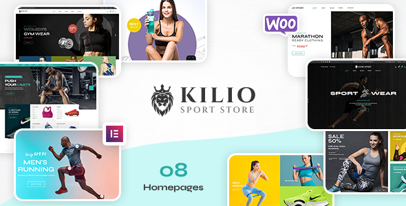 Kilio -  Sport Shop WooCommerce WordPress Theme