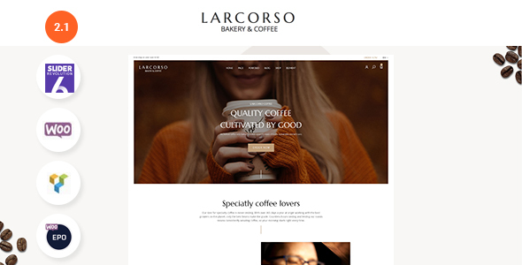 Larcorso - Coffee - ThemeForest 24565879