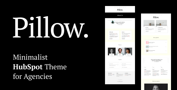 Pillow - Minimalist - ThemeForest 32684154