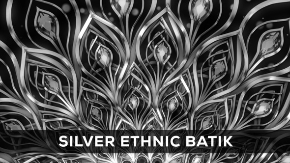Silver Ethnic Batik
