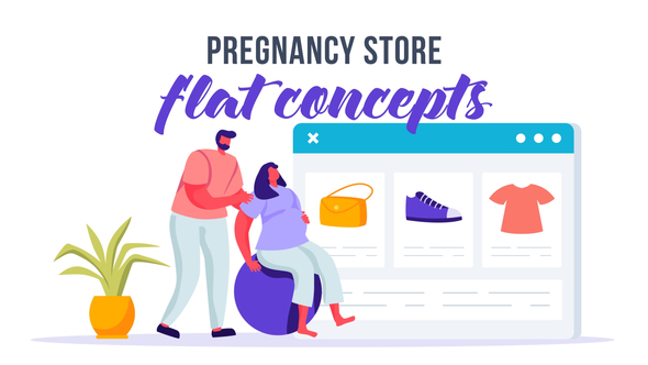 Pregnancy store - Flat Concept