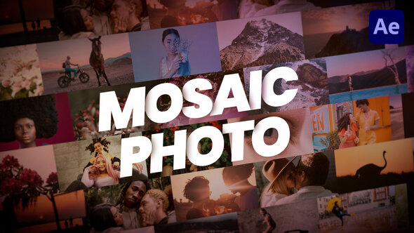 Mosaic Photo Reveal - VideoHive 33178387