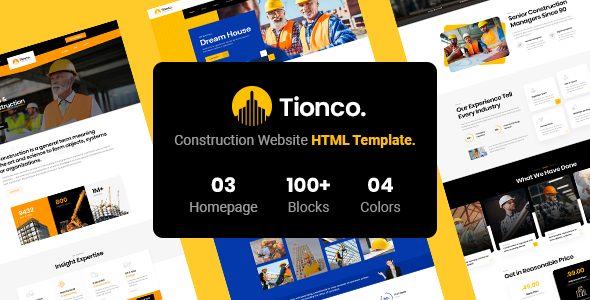 Tionco - Construction - ThemeForest 33180573