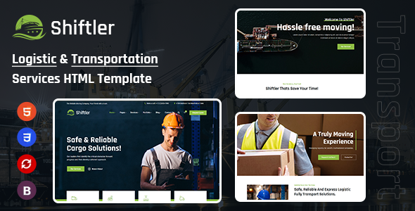 Exceptional Shiftler - Transportation & Logistics HTML Template