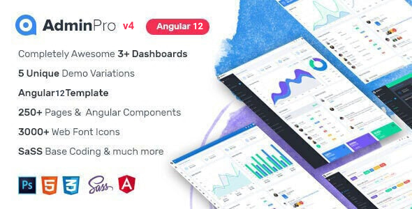 AdminPro Angular 12 - ThemeForest 22062334