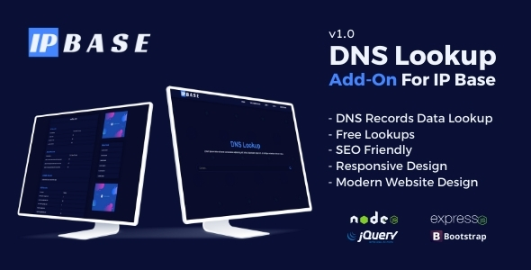 [DOWNLOAD]DNS Lookup Addon for IP Base