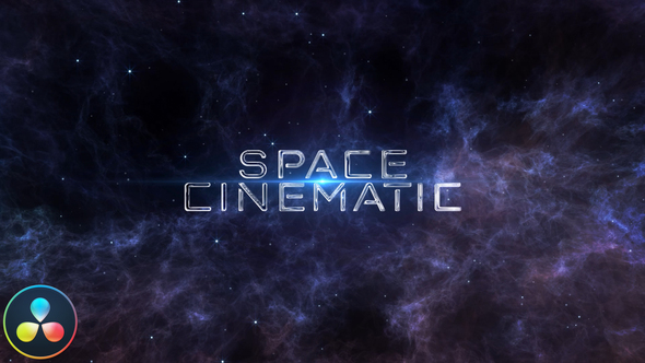 Space Cinematic Titles - DaVinci Resolve