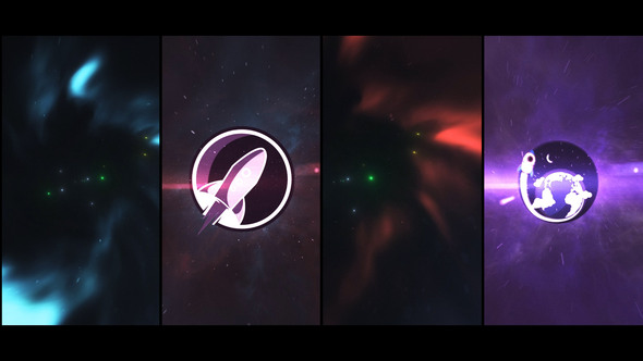 Space Wormhole Logo Logo Stings template preview
