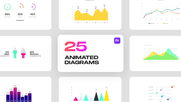 Animated Diagrams Premiere Pro Template