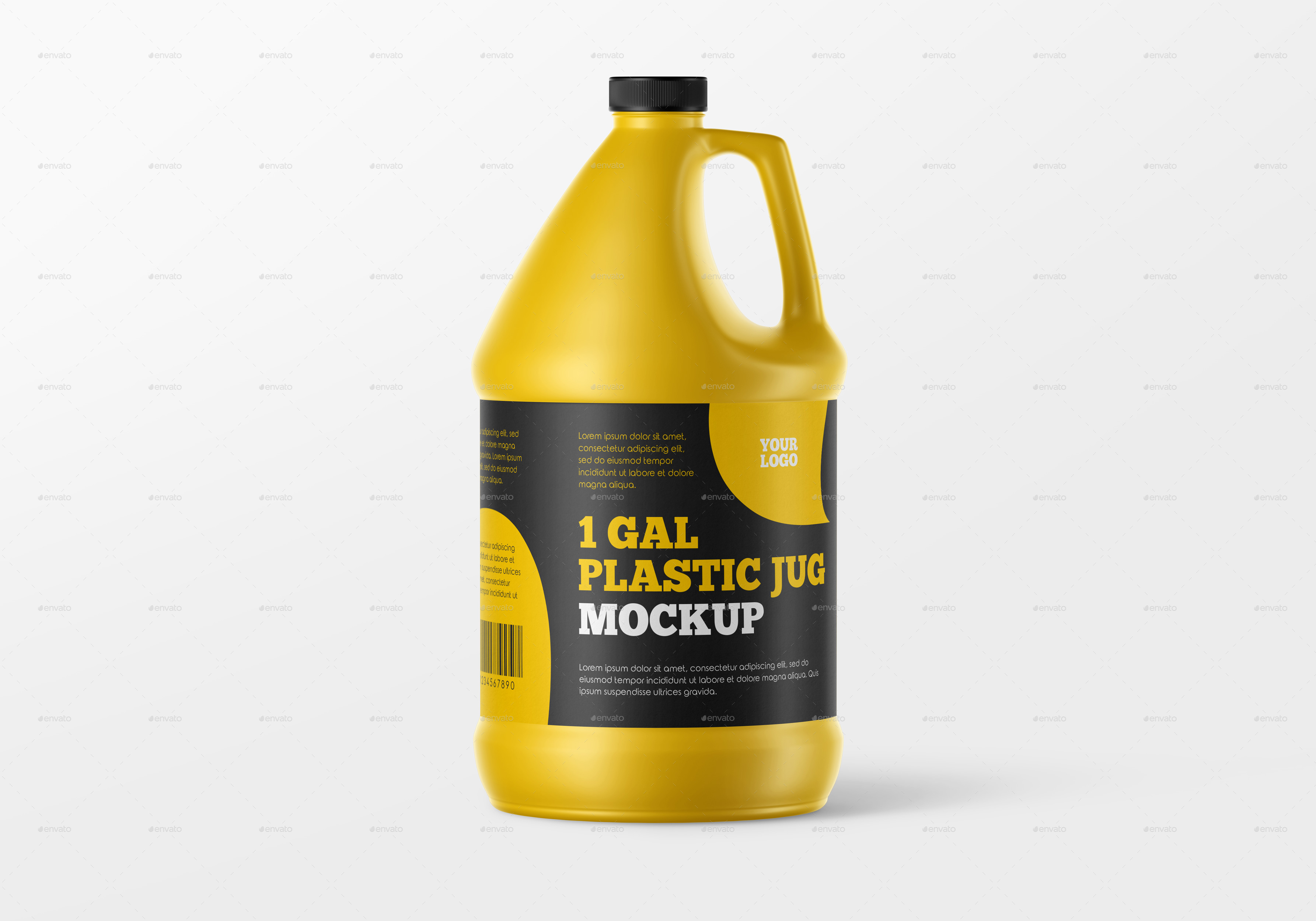 1 Gal Plastic Jug Mockup Set, Graphics | GraphicRiver