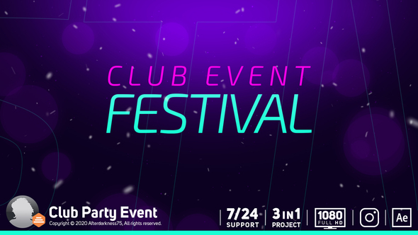 Club Party Event - VideoHive 23036408