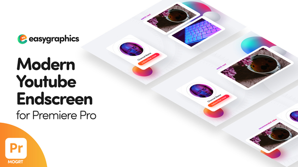 Modern Youtube Endscreens Pack for Premiere Pro