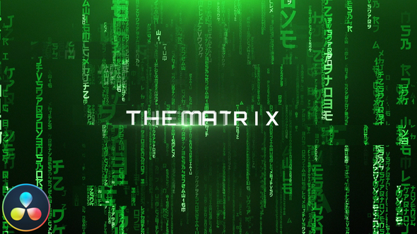 The Matrix - Cinematic Titles - DaVinci Resolve