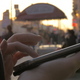 In Saint-Petersburg, Russia on evening street a girl working on mobile phone - PhotoDune Item for Sale
