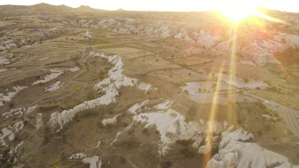 Aerial View Cappadocia Landscape alt