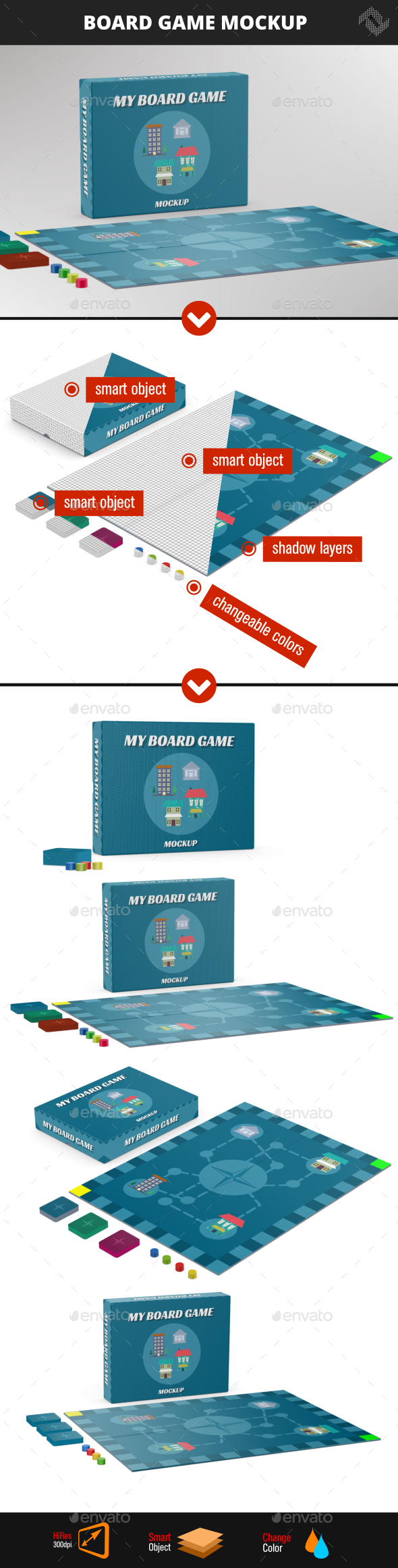 Download Board Game Mockup By Fusionhorn Graphicriver