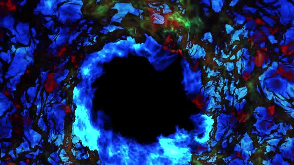 FIRE WHIRLWIND | Magic Energy Effect on a Black Background Animation alt