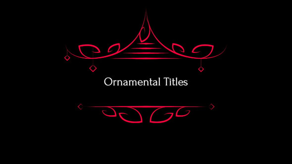 Ornamental Titles // Final Cut Pro