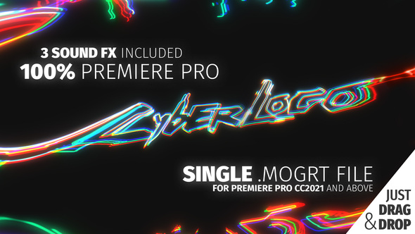 Glitch Logo For Premiere Pro MOGRT