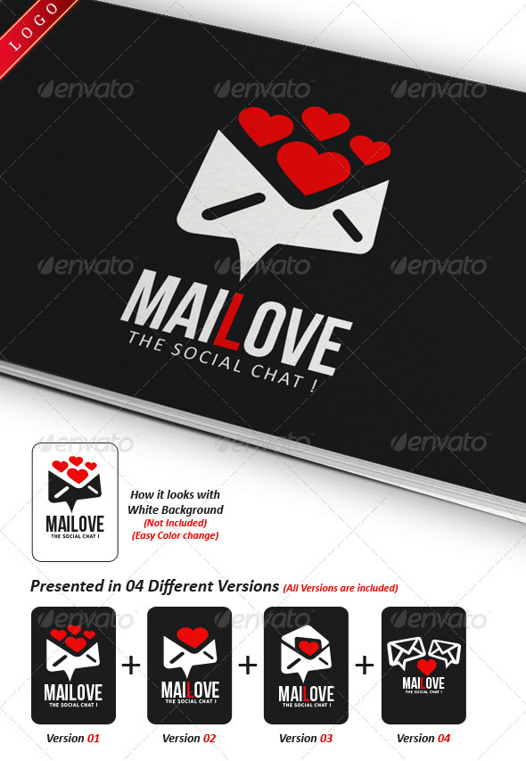 Mailove Logo Template - Symbols Logo Templates