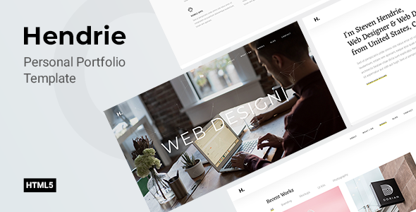 Hendrie - Personal - ThemeForest 18833783
