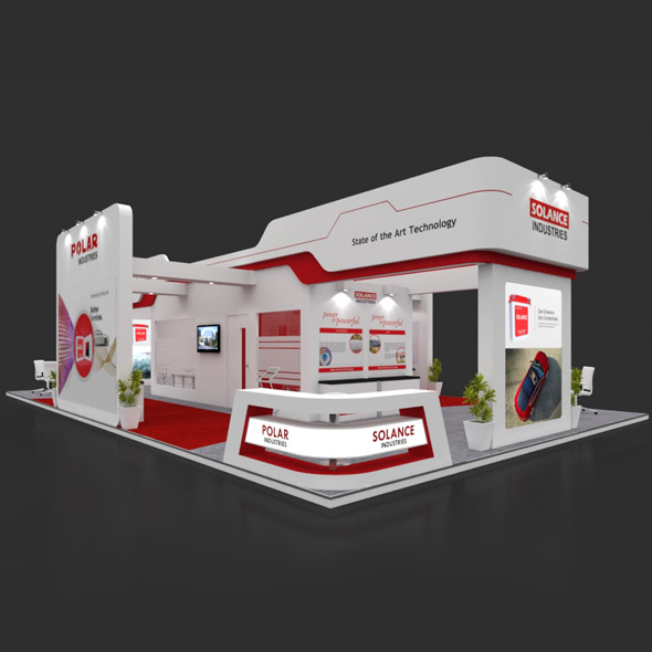 Exhibition Booth 3D - 3Docean 33258038