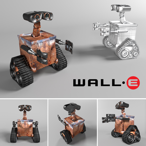 Robot WALL-E - 3Docean 33221984